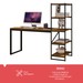 Mesa para Computador Innovare 4 Prateleiras Preto/Canela - Art Panta