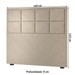 Cabeceira Casal Emilia Nude - Vian