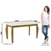 Mesa de Jantar 4 Lugares Maristela Nature/Off White/Linho - Bci Móveis