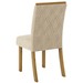 Mesa de Jantar 4 Lugares Maristela Nature/Off White/Linho - Bci Móveis