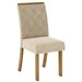 Mesa de Jantar 4 Lugares Maristela Nature/Off White/Linho - Bci Móveis