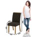 Mesa de Jantar 4 Lugares Maristela Nature/Off White/Marrom - Bci Móveis