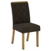 Mesa de Jantar 4 Lugares Maristela Nature/Off White/Marrom - Bci Móveis