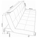 Sofá Cama Loft Reclinável Nude - Viero Móveis