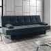 Sofá Cama Loft Reclinável Azul Infinito - Viero Móveis