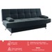 Sofá Cama Loft Reclinável Azul Infinito - Viero Móveis