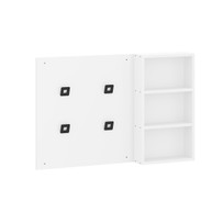 Cabideiro 2 Prateleiras Branco Tx - Móveis Bentec