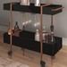 Bar com Rodas Preto/Cobre 27813 - Artesano