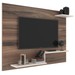 Painel para TV Até 43 Polegadas Denver 3 Prateleiras Nogueira/Off White - Jcarvalho