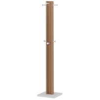 Cabideiro Mancebo Amendoa/Branco Az1018 - Tecno Mobili