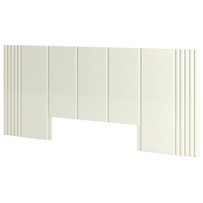 Cabeceira Casal 100% Mdf Off White Tw185 - Dalla Costa
