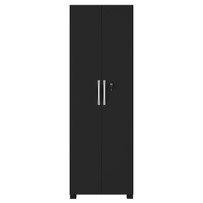 Armário Multiuso 2 Portas 4 Prateleiras Preto Tx Nt4020 – Notável