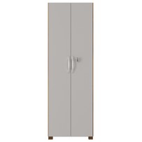 Armário Multiuso 2 Portas 4 Prateleiras Freijó Trend/Off White Nt4020 – Notável