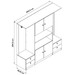 Guarda-Roupa Casal 4 Portas 4 Gavetas Branco Gr1800 - Art In Móveis