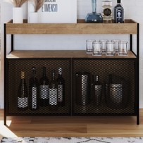 Bar York 2 Portas Vermont/Preto 27899 - Artesano