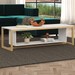 Mesa de Centro Hover Wood Branco 700015 - Manfroi
