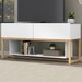 Rack para TV Até 55 Polegadas Hover Wood Branco 700016 - Manfroi