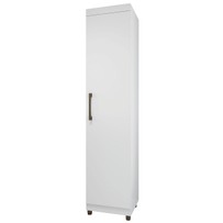 Armário Multiuso Gabrieli 1 Porta 4 Prateleiras Branco - Móveis Paraná
