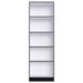 Armário Multiuso Xangai 2 Portas Preto Fosco - Genialflex