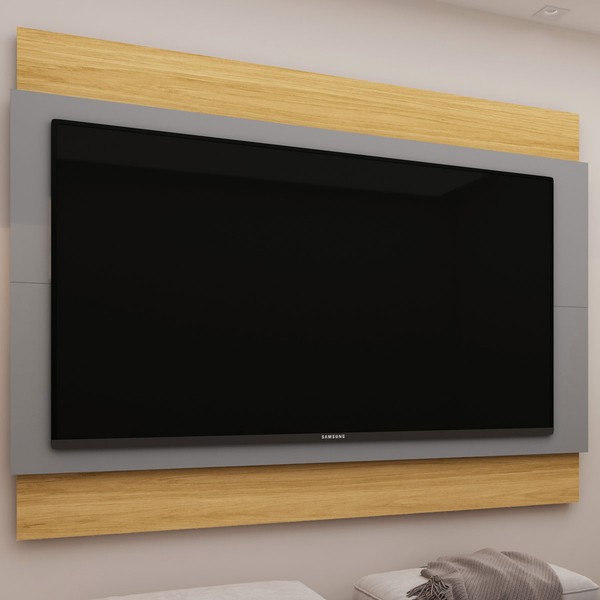 Painel para TV Até 65 Polegadas Odense Camaru/Cinza - Robel