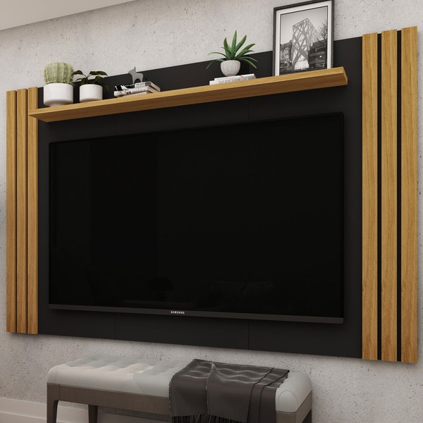 Painel para TV Até 60 Polegadas Diamant Camaru/Preto Fosco - Robel
