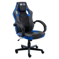 Cadeira Gamer Quest Preto/Azul - Fratini