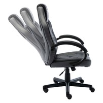 Cadeira Gamer Quest Preto/Cinza - Fratini