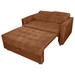 Sofá Cama 2 Lugares Drika Reclinável Veludo Light/Ferrugem - Matrix