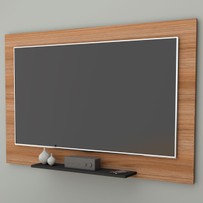 Painel para TV Até 55 Polegadas Castanho/Preto Ptv6000 - Appunto