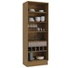Cristaleira Botanic 80 Cm 2 Portas 1 Gaveta Nogueira/Fendi Fosco - Kappesberg