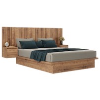 Cama Casal com Mesa de Cabeceira Solanum 8292 - Foscarini