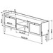 Rack para TV Até 65 Polegadas Oslo 2 Portas Hannover - Artesano