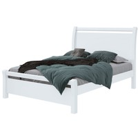Cama de Casal Reali 100% Mdf Branco - Móveis Lopas