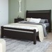 Cama de Casal Reali 100% Mdf Preto Fosco - Móveis Lopas