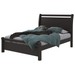 Cama de Casal Reali 100% Mdf Preto Fosco - Móveis Lopas