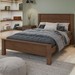 Cama de Casal Athenas Imbuia Clean - Móveis Lopas