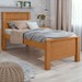 Cama Solteiro Athenas Amêndoa Clean - Móveis Lopas