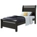 Cama de Solteiro Reali Preto Fosco - Móveis Lopas