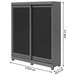 Guarda-Roupa Solteiro Lani 2 Portas 2 Gavetas  Branco/Amêndoa Clean - Móveis Lopas
