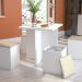 Mesa de Jantar 4 Lugares Con1201 Branco/Bege - Appunto