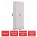 Armário Multiuso Mauí 2 Portas 5 Prateleiras 4090 Branco - Doripel