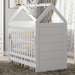 Berço Americano Montessoriano 2 em 1 100% Mdf Branco Hp - Henn