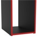 Mesa Gamer Xidi para 2 Monitores 1 Nicho Preto/Vermelho - Politorno