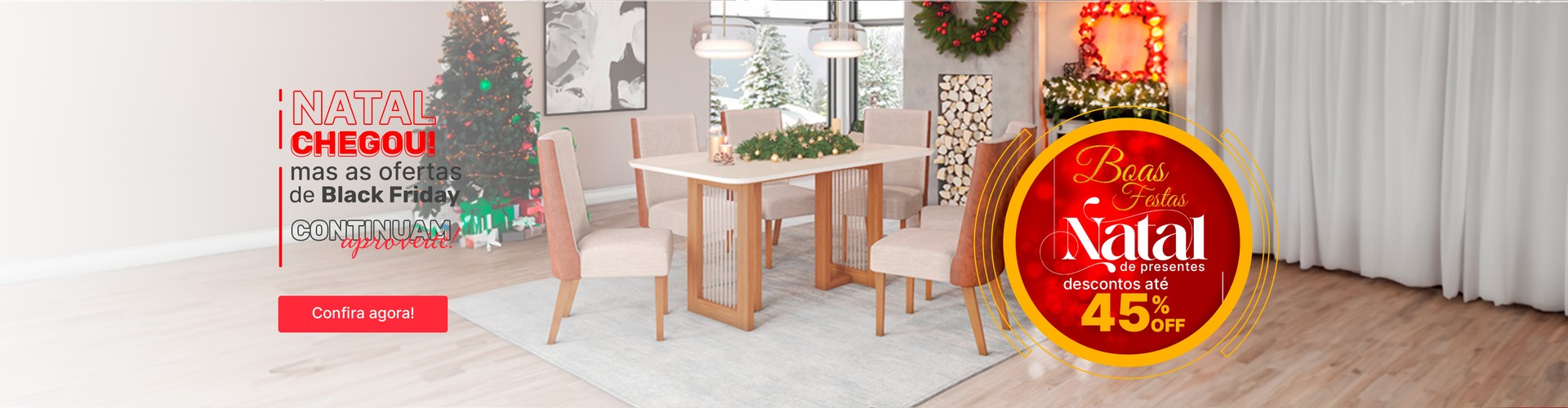 banner principal - Natal Chegou! desconto de até 45%