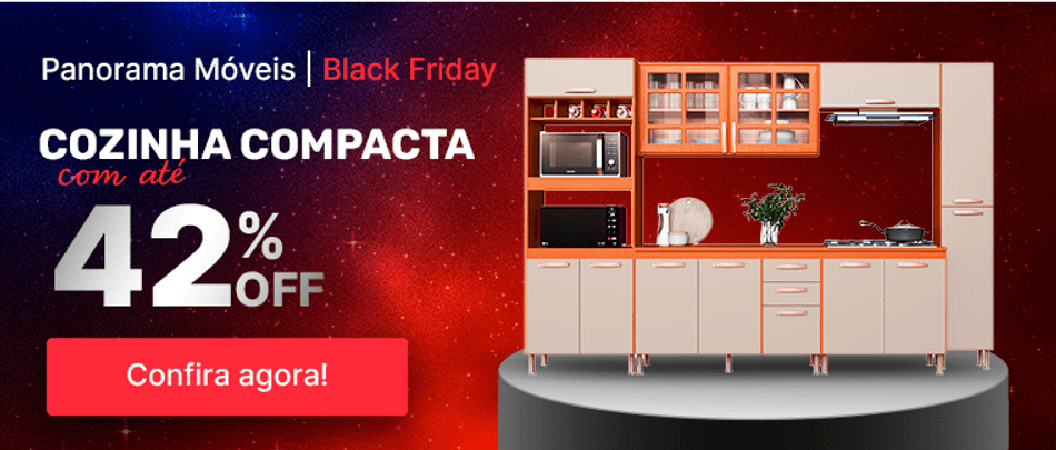 Cozinha Compacta com até 58% Off
