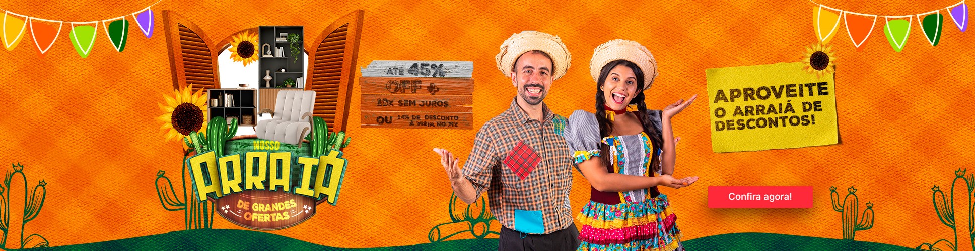 Arraia de grandes ofertas