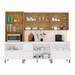 Cozinha Completa Art 11 Portas 4 Gavetas Freijó/ártico/Soft - Kits Paraná