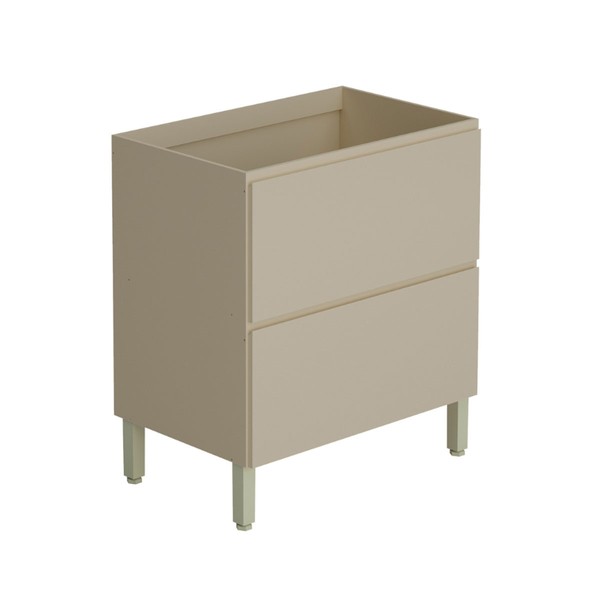 Balcão de Cozinha 80 Cm Art 1 Porta 1 Gaveta 3016 Vanilla - Kits Paraná