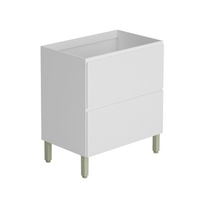 Balcão de Cozinha 80 Cm Art 1 Porta 1 Gaveta 3016 Branco/ártico - Kits Paraná