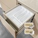 Balcão de Cozinha para Pia 120 Cm Art 3 Portas 2 Gavetas Branco/ártico - Kits Paraná